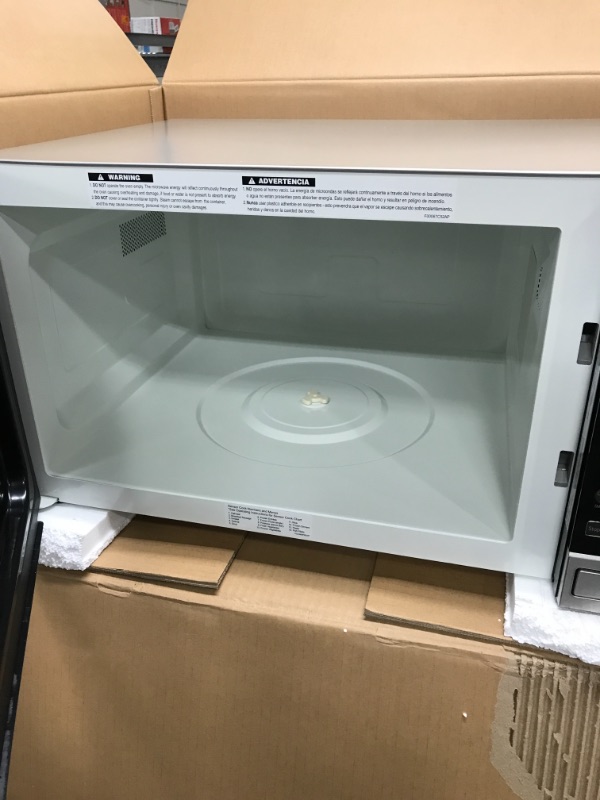 Photo 3 of Panasonic Microwave Oven NN-SN966S Stainless Steel Countertop/Built-In with Inverter Technology and Genius Sensor, 2.2 Cubic Foot, 1250W