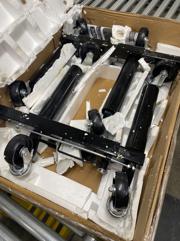 Photo 1 of 12 Hydraulic Vehicle Positioning Jack, Steel, 12" Tire Width, 1500 lbs Capacity
