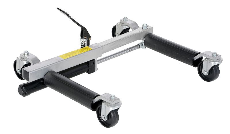 Photo 1 of 12 Hydraulic Vehicle Positioning Jack, Steel, 12" Tire Width, 1500 lbs Capacity