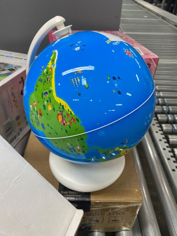 Photo 2 of Orboot Earth by PlayShifu (App Based): Interactive AR Globe for Kids, STEM Toy for Boys & Girls Ages 4 -10 | Educational Toy Gift (No Borders, No Names On Globe)
