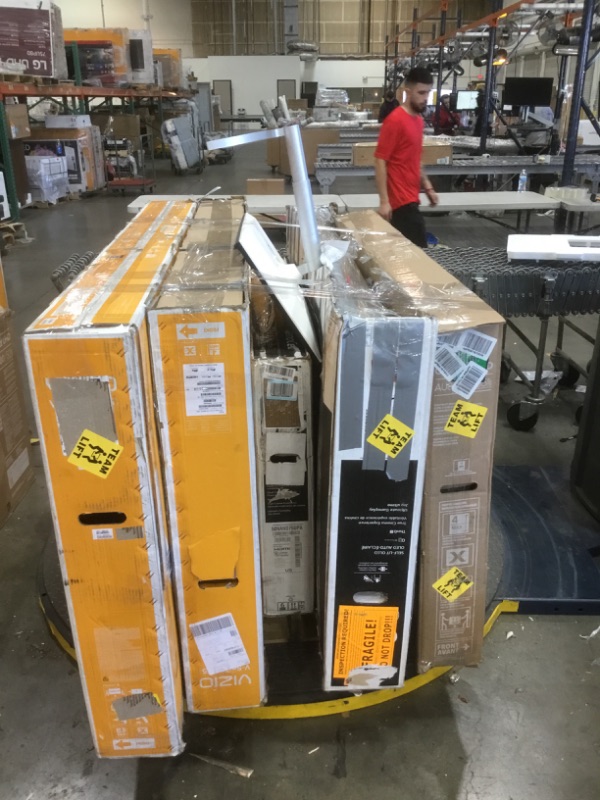 Photo 2 of  PALLET OF ASSORTED DAMAGED TVS AND MONITORS SOLD AS IS NON REFUNDABLE