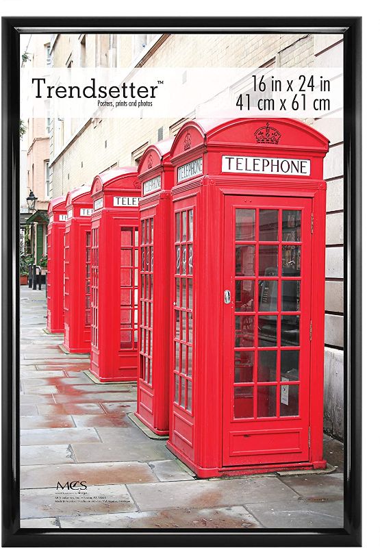 Photo 1 of MCS Trendsetter Poster Frame, Black, 16 x 24 in, Single