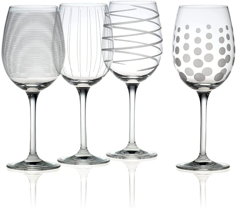 Photo 1 of Mikasa Cheers White Wine Glasses, Set of 4, Clear