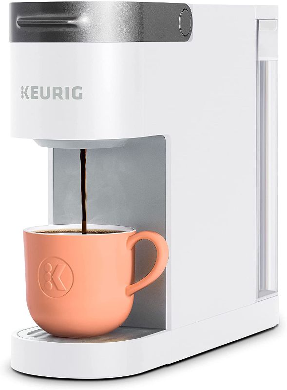 Photo 1 of Keurig K-Slim Coffee Maker, Single Serve K-Cup Pod Coffee Brewer, 8 to 12 oz. Brew Sizes, White