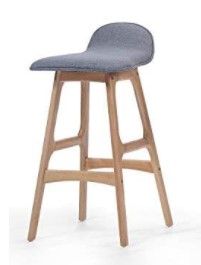 Photo 1 of Christopher Knight Home Anatoli Fabric Barstool Set, Light Grey