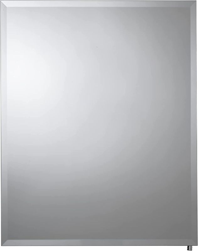 Photo 1 of Croydex Winster 20-Inch x 16-Inch Recessed or Surface Mount Medicine Cabinet with Hang 'N' Lock Fitting System, Aluminum