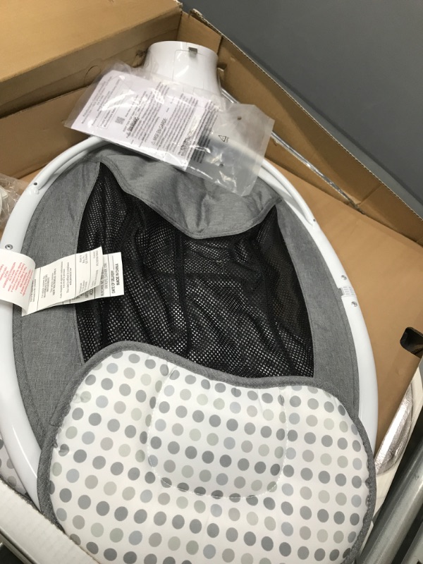 Photo 2 of **SPEED DOESNT CHANGE** Munchkin Bluetooth Enabled Lightweight Baby Swing with Natural Sway in 5 Ranges of Motion, Includes Remote Control