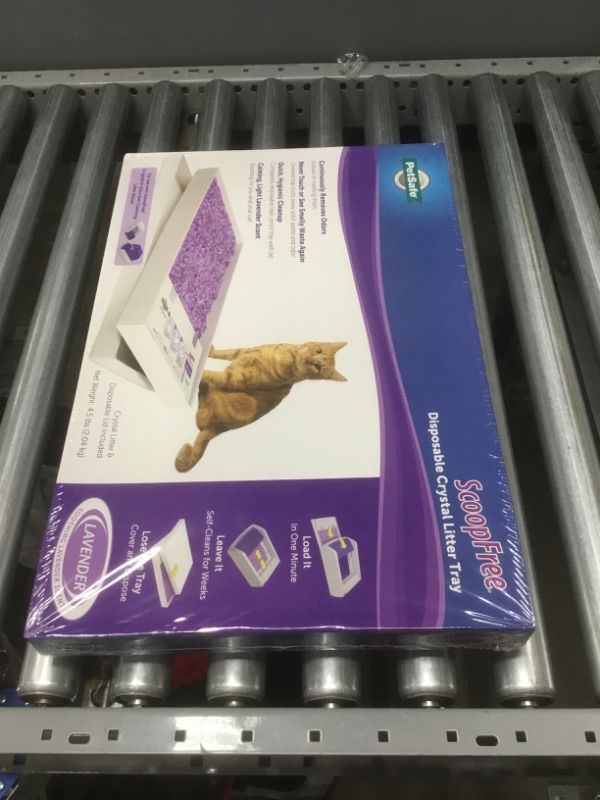 Photo 1 of PetSafe ScoopFree Lavender Scented Non-Clumping Crystal Cat Litter, 1 Count