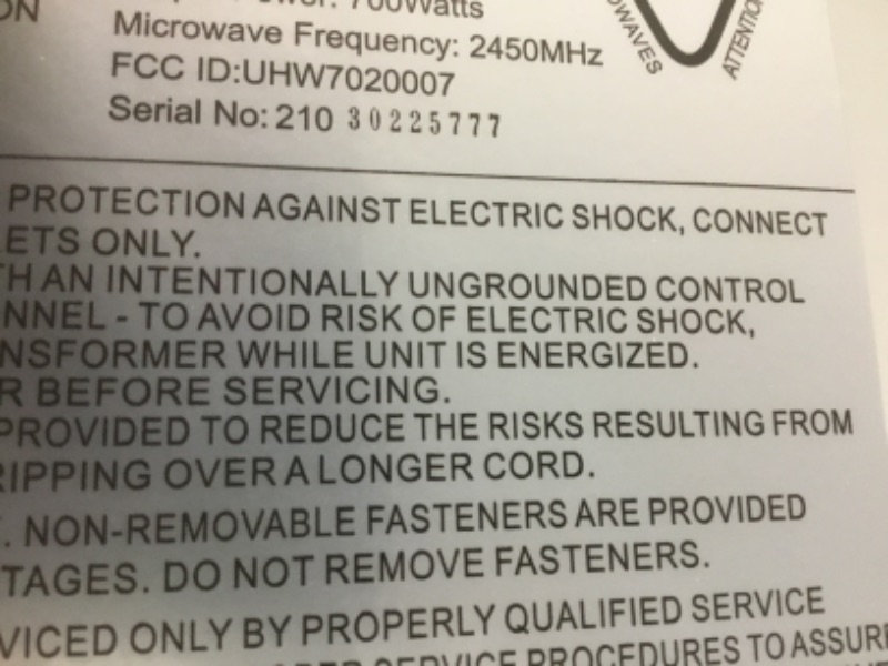 Photo 7 of Galanz Glcmka07ber-07 Countertop Microwave Retro 0.7 Cu ft 700W, Blue