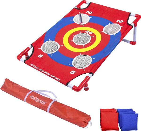 Photo 1 of GoSports Bullseye Bounce PVC Frame Cornhole Toss Game (ea)

