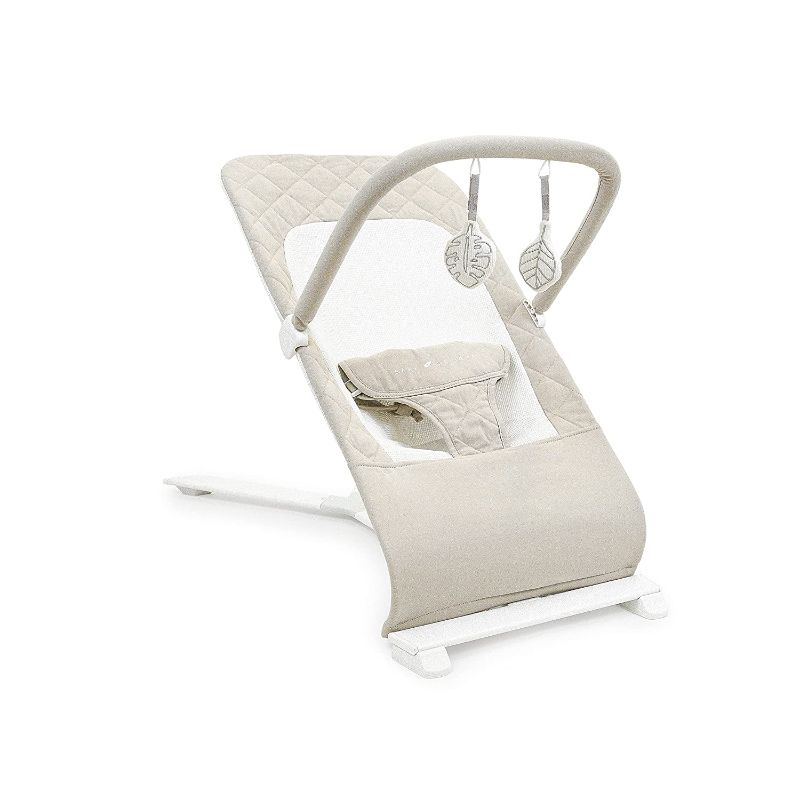 Photo 1 of Baby Delight Alpine Deluxe Portable Infant Bouncer - 100% GOTS Certified Organic Cotton Fabric, Organic Oat
