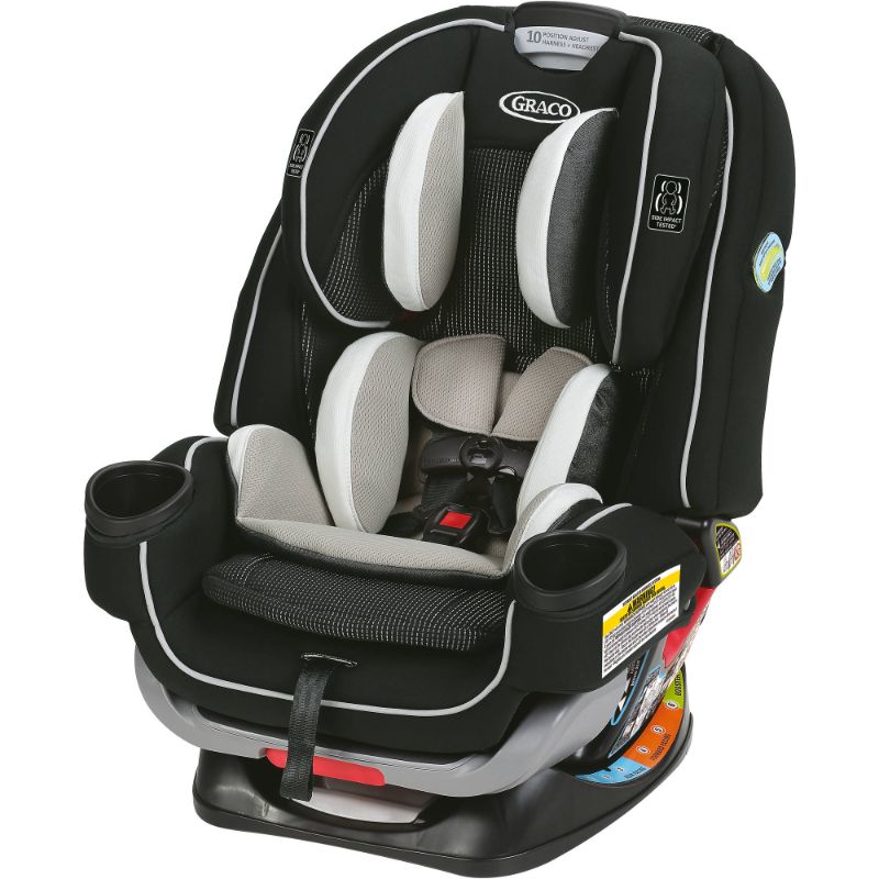 Photo 1 of Graco 4Ever Extend2Fit 4-in-1 Convertible Car Seat, Clove White
