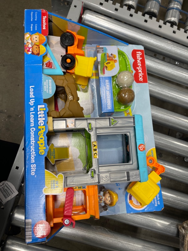 Photo 2 of Fisher-Price Little People Load Up ‘n Learn Construction Site, Musical playset with Dump Truck for Toddlers and Preschool Kids Ages 1 ½ to 5 Years
