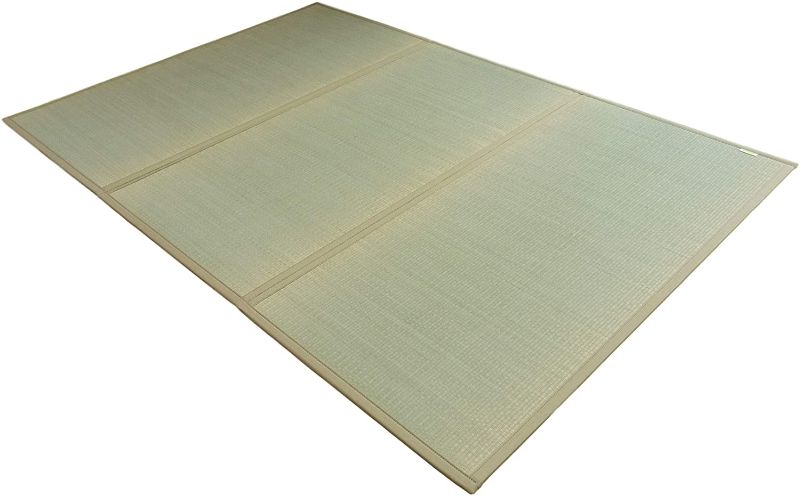 Photo 1 of *SEE last picture for damage*
FULI Japanese Traditional Igusa (Rush Grass) Tatami Mattress, Full. Made in Japan
