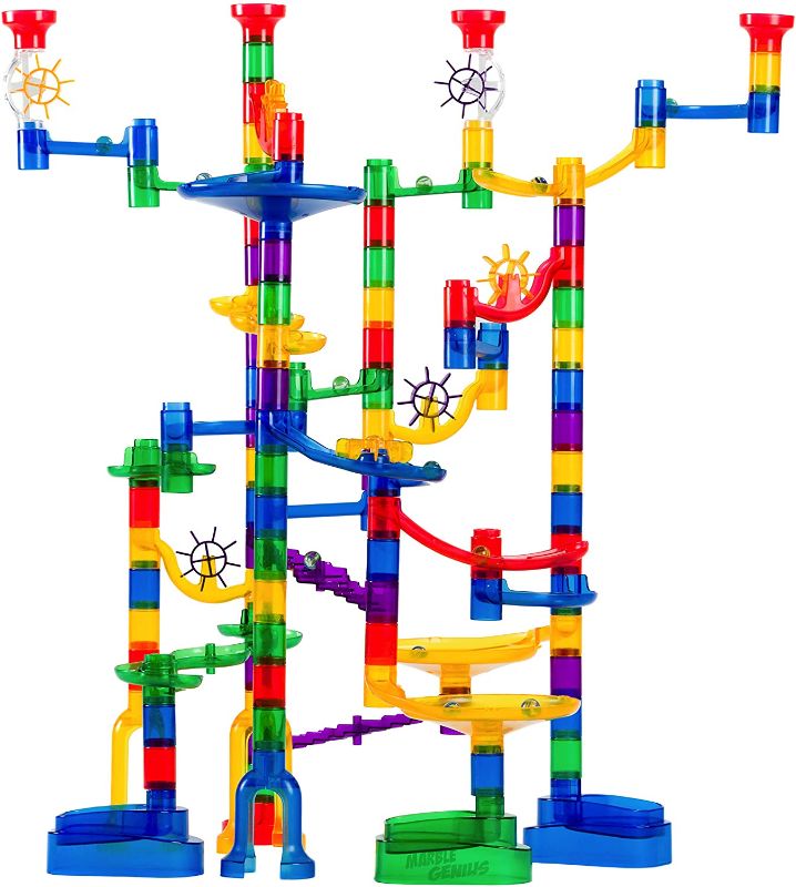 Photo 1 of Marble Genius Marble Run Super Set - 150 Complete Pieces + Free Instruction App & Full Color Instruction Manual
