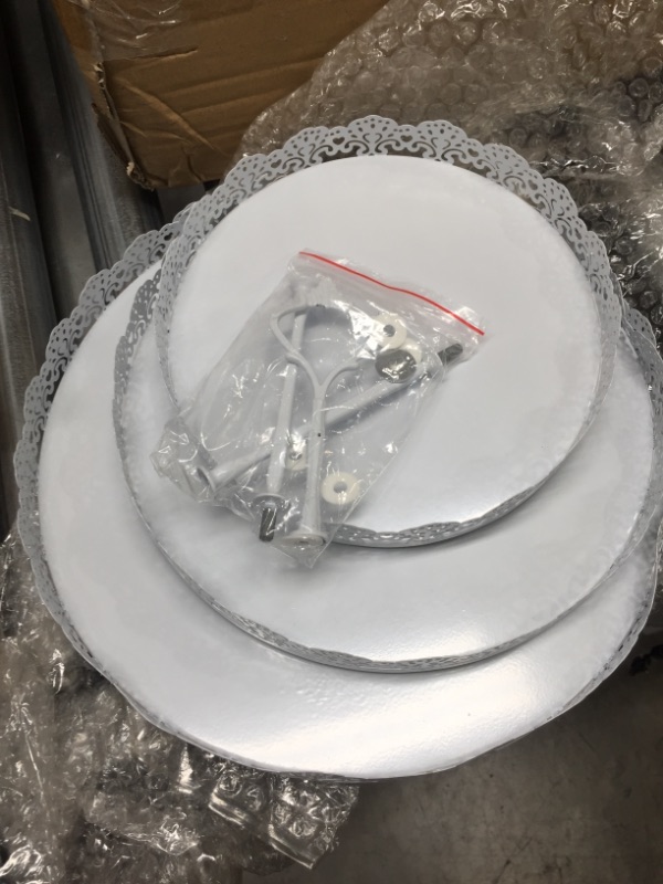 Photo 1 of *MISSING manual*
Snowtaros Set of 12 Metal Cake Stands, Vintage Style