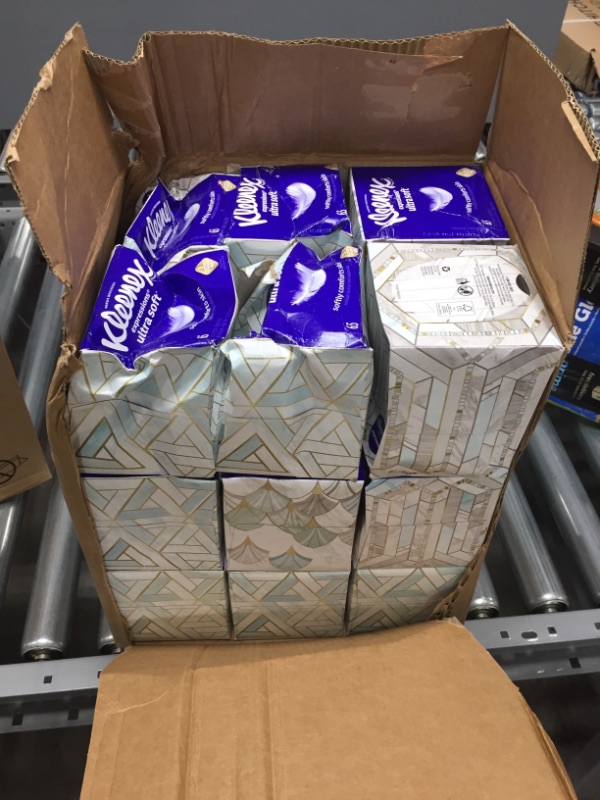 Photo 1 of *some boxes are damaged*
Kleenex Expressions Ultra Soft Facial Tissues, 18 Cube Boxes, 65 Tissues per Box (1,170 Total Tissues)
