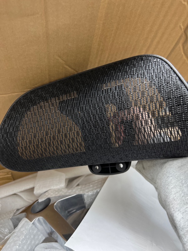 Photo 5 of OFM Ergo Office Chair Optional Headrest, Lumbar Support, Mesh Back and Seat, Black