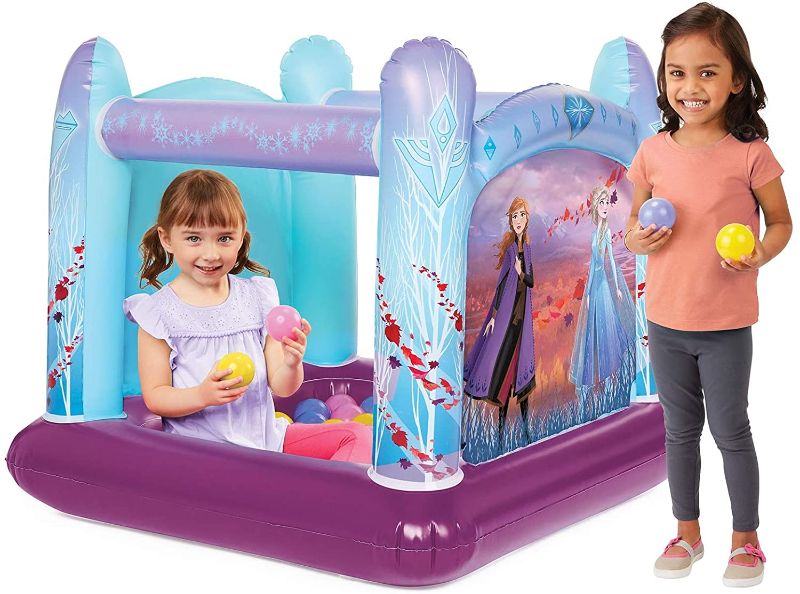 Photo 1 of Disney Frozen Frozen 2 Ball Pit Playland, 1 Inflatable & 20 Soft-Flex Balls, Model:500241-4