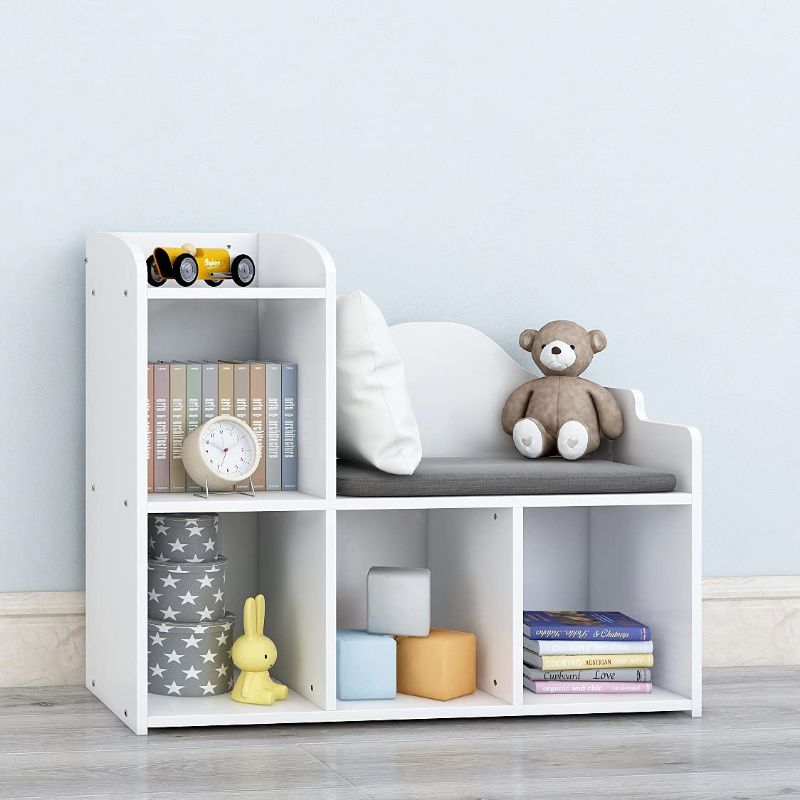 Photo 1 of Kids Bookcase,Bookshelf for Kids, Kids Bookshelves,Reading Nook with Cushion