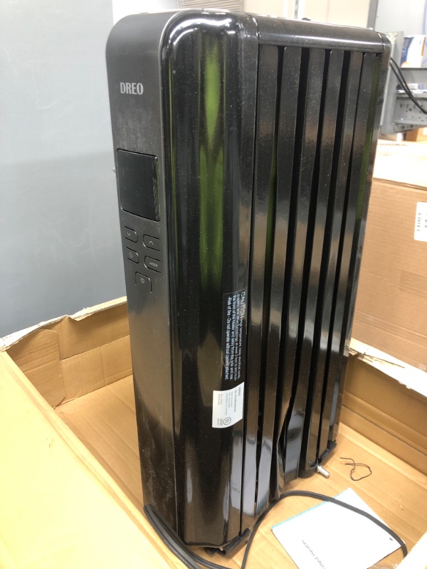 Photo 1 of Dreo Radiator Heater, 2021 Upgrade 1500W Electric Portable Space Oil Filled Heater with Remote Control, 4 Modes, Overheat & Tip-Over Protection, 24h Timer, Digital Thermostat, Quiet, Indoor
