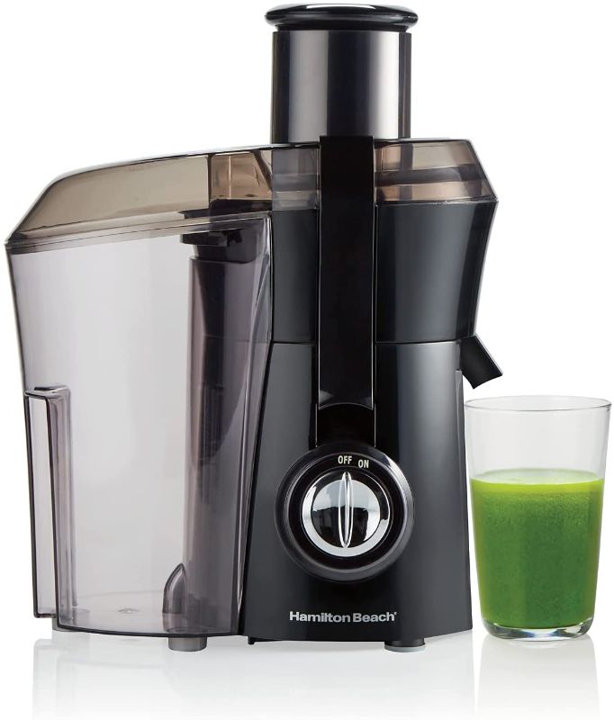 Photo 1 of Hamilton Beach Juicer Machine, Big Mouth Large 3” Feedchute, Easy to Clean, Centrifugal, BPA Free, 800W Motor, Black
Size:800W Motor