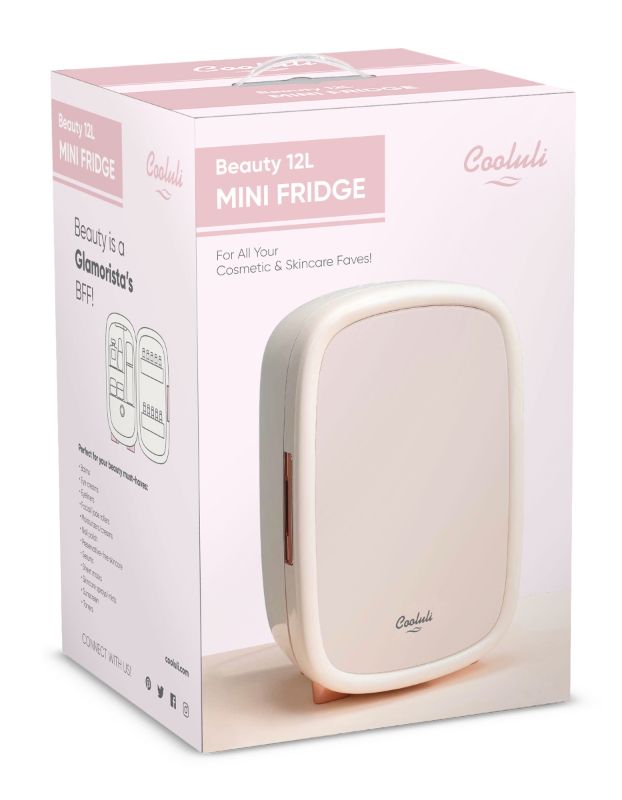 Photo 1 of Cooluli Beauty 20-Liter Compact Mini Fridge - White
