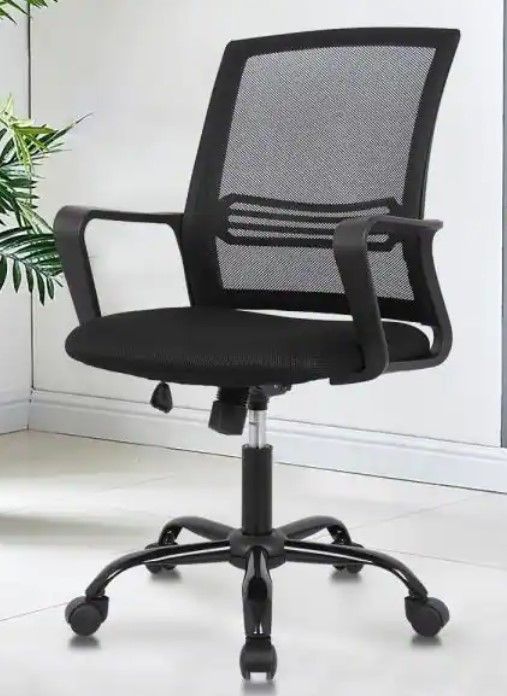 Photo 1 of ***PARTS ONLY*** Office Chair Mid-Back Breathable Mesh Desk Chair with Lumbar Support
