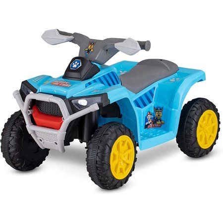 Photo 1 of Kid Trax Nickelodeon's Paw Patrol Toddler Quad Electric Ride on Toy, 18-30 Months, 6 Volt, Max Weight 44 Lbs, Blue (KT1591AZ)
