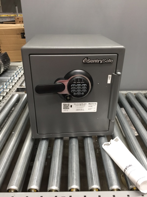 Photo 1 of Sentry Fire-Safe Electronic Lock Business Safes, Grey