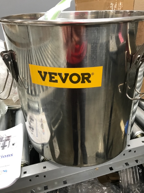 Photo 2 of *READ BELOW* VEVOR Alcohol Still 5 Gal 19L Water Alcohol Distiller Copper Tube With Circulating Pump Home Brewing Kit Build-in Thermometer for DIY Whisky Wine Brandy,...
