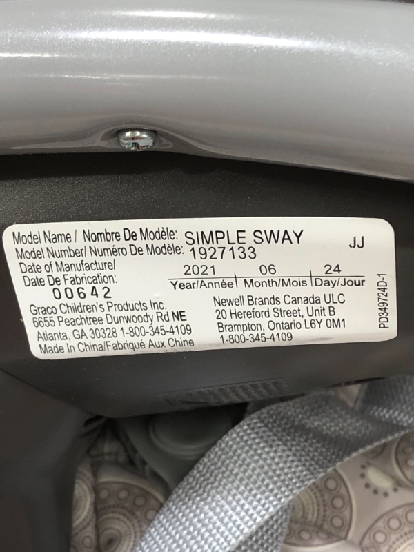 Photo 4 of Graco Simple Sway Swing
