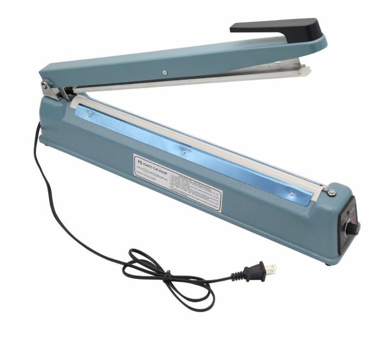 Photo 1 of 16" Heat Sealing Hand Impulse Sealer Machine Poly Free Element Plastic Sealer Manual Hand Sealer Heat Seal Packing for Tubing Poly Plastic Bag Sealing Food Meal Copper Transformer
