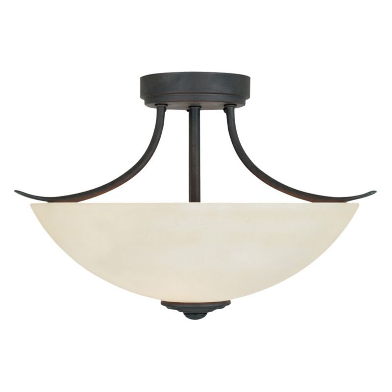 Photo 1 of Designers Fountain Montego Semi Flush, Oil Rubbed Bronze - 96911-ORB
