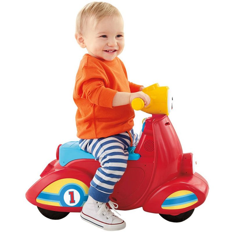 Photo 1 of Fisher-Price Laugh & Learn Smart Stages Scooter, Red
