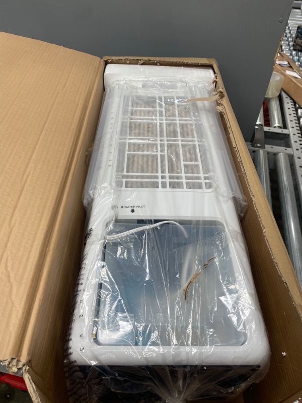 Photo 1 of HIFRESH Evaporative Air Cooler, 43-In Cooling Fan w/4 Ice Packs, 3 Speeds & Cooling Mode 600CFM Swamp Cooler, 70°Oscillation, 12-H Timer Remote Control Air Conditioner Portable for Room/Home/Office