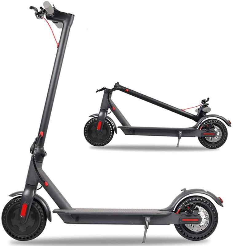 Photo 1 of Electric Scooter for Adults, 8.5" Solid Tires 350W Motor Speed 15.8 MPH, Up to 16 Miles, Long Range Battery, Portable Folding Electric Scooters for Adults