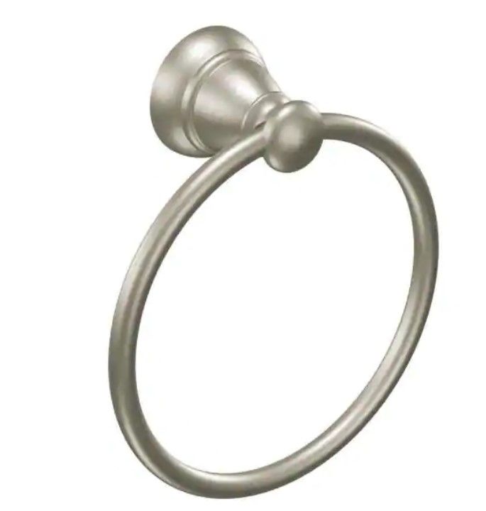 Photo 1 of 
MOEN
Banbury Towel Ring in Spot Resist Brushed Nickel