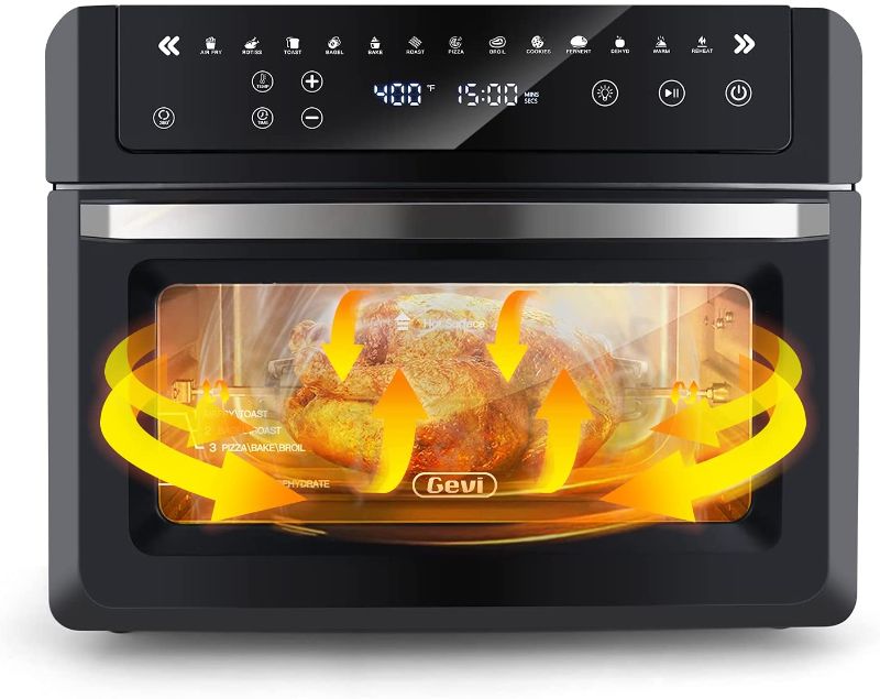 Photo 1 of Gevi Air Fryer Toaster Oven Combo, Large Digital LED Screen