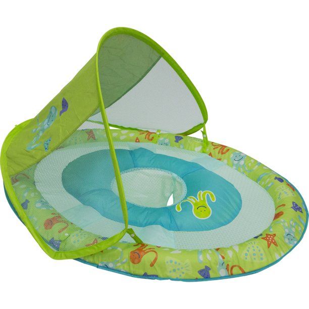 Photo 1 of **MISSING GREEN SUN CANOPY**
SwimWays Baby Spring Float Sun Canopy, Green
