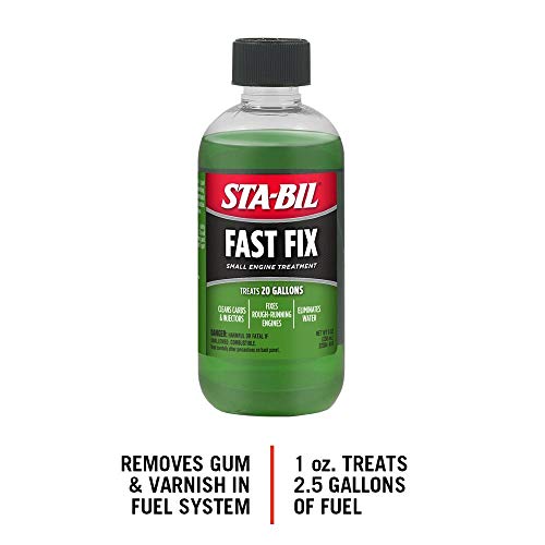 Photo 1 of **PACK OF 3**
 STA-BIL (22304 Fast Fix Small Engine Treatment - Cleans Carbs and Injectors - Fixes Rough Running Engines - Treats 20 Gallons, 8 fl. oz.
