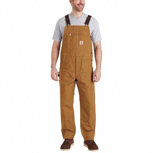 Photo 1 of **PREVIOUS OWNER TRIED ON**
Carhartt Men's Relaxed Fit Duck Bib Overall
