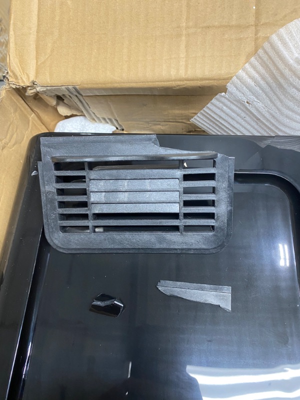 Photo 2 of **MAJOR DAMAGES, TOTAL TOP HALF DOES NOT CLOSE DUE TO IT FALLING, CORNERS ARE CHIPPED OUT AND SUPPORTS NO LONGER DO SO. BACK VENT DOES NOT FIT DUE TO DAMAGES**
NuWave Brio 15.5-Quart Large Capacity Air Fryer Oven + Grill; Patented Integrated Digital Tempe