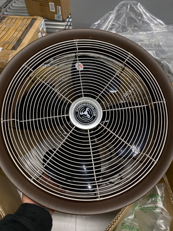 Photo 3 of Hydromist F10-14-022 Outdoor Fan, 18 Inch, Dark Brown
