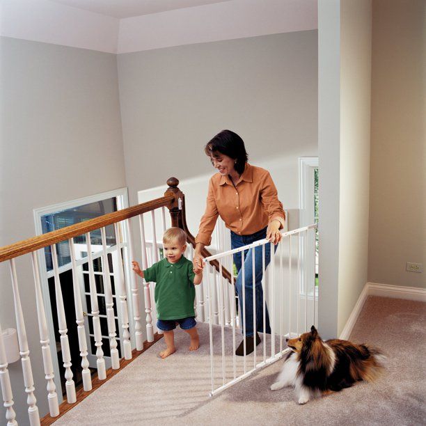 Photo 1 of KidCo Safeway ® Top of Stair Baby Safety Gate, White

