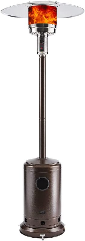 Photo 1 of Patio Heater, 50,000 BTU Outdoor Patio Heater with Anti-tilt and Flame-out Protection System, Stainless Steel Burner, Easy Assembly, 18-Foot Diameter Heat Range,Commercial & Residential
