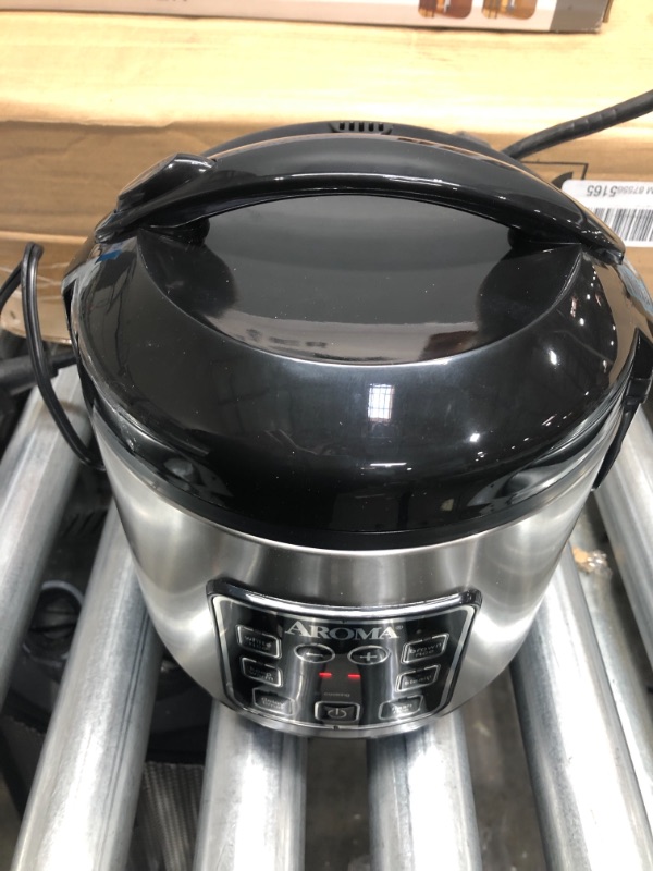Photo 1 of Aroma Rice Cooker 8 Cup, Silver