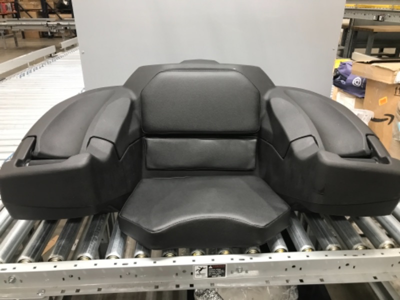 Photo 3 of Camco Black Boar ATV/UTV Large Rear Lounger Seat -Doubles as Storage Box with Lock and Keys, Durable Water and Dust Resistant Design (66010)