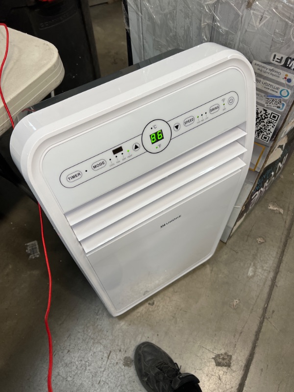 Photo 2 of ***PARTS ONLY*** Ukoke USPC01W Smart WiFi Portable Air Conditioner, Works with Alexa & Mobile App Control, 12000BTU, 4 in 1 AC Unit with Cool, HEAT, Dehumidifier & Fan