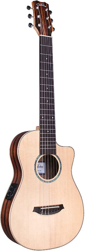 Photo 1 of Cordoba Mini II EB-CE, Spruce Ebony, Small Body, Acoustic-Electric Cutaway Guitar